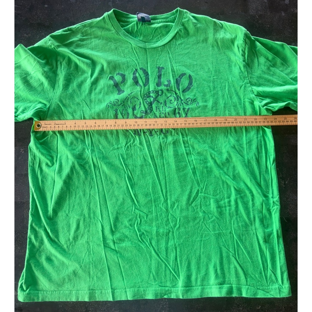 Polo Ralph Lauren Mens XL Green Graphic T-Shirt Anchor 1967 RL&Co Short Sleeve - Picture 5 of 5